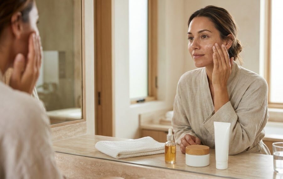 Clear Dark Spots Naturally With a Gentle Skincare Routine